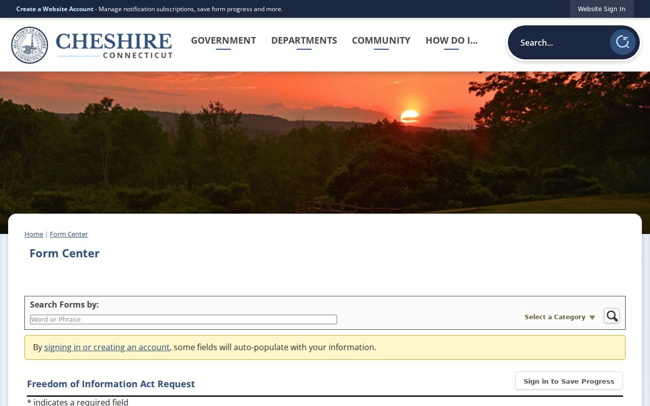 Cheshire residents directory FOI request form
