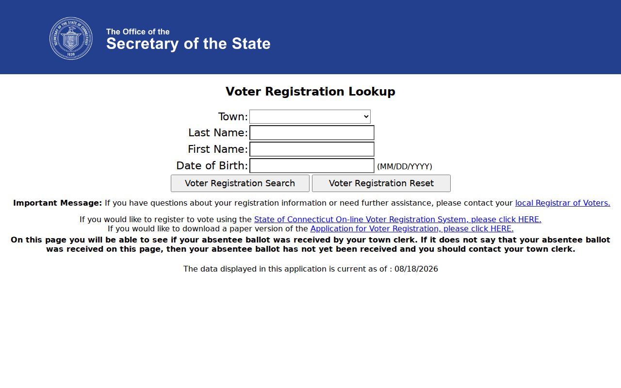 Cheshire residents directory voter lookup